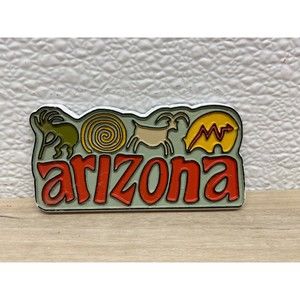 Vintage Arizona Rubber Fridge Magnet Travel Souvenr